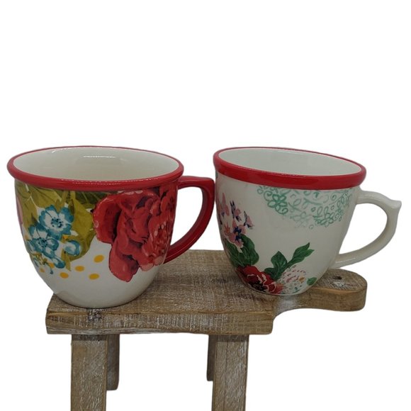 The Pioneer Woman Set of Two Mugs - Picture 1 of 11